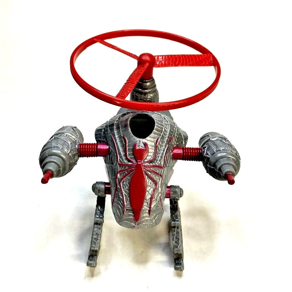 1997 Spider-Man Commando Armor Jetpack Suit with Flying Disc Pull String Rare - Picture 2 of 16